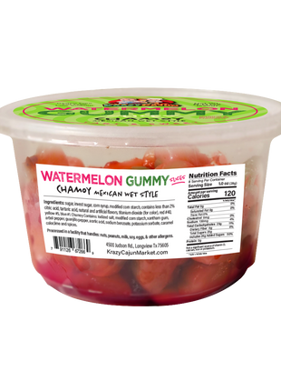 Wet Chamoy Watermelon Gummy Slices