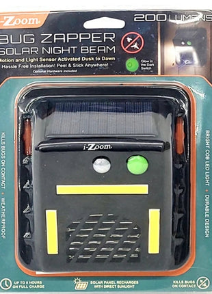 i-Zoom BUG ZAPPER Solar Night Beam